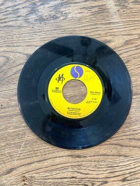 Pop Muzik By M 7" Vinyl 45 RPM Sire Records SRE 49033 1979 M Factor Single USA